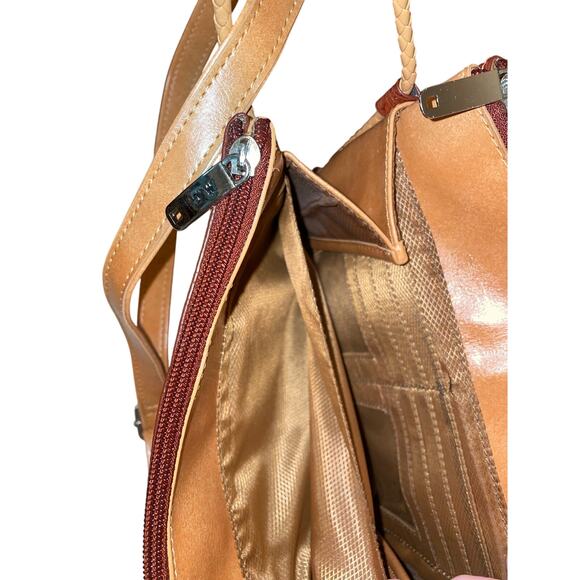 M.C. Marc Chantal Faux Leather Western Shoulder Handbag - Picture 7 of 11